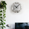 Smooth, sleek, sophisticated, and yet simple! Hang this gear clock in any room or gift it to the engineer, mechanic, or clock lover in your life for his/her shop. The Gear Wall Clock is truly a versatile clock that will captivate guests with its sleek design and rotating movement.