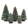 5pc. Conifer Wooden Tree Set 082/065G