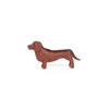 Authentic German Accessories and Décor ON SALE! || Dachshund Wooden Figurine, 1" 230/D/3046/PA-6 || Handmade in the Erzgebirge region of Seiffen, Germany || Lindenhaus Imports in Helen, Ga