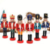 Nutcracker Ornaments ON SALE! | Features 6 nutcracker variations including traditional attire with eye-catching accents, lever on back to open and close mouth, gold string attached to top for hanging, and solid base for standing. || 6-pc. Traditional Nutcracker Ornament Set, 5" NTCRKR || Lindenhaus Imports in Helen, Ga