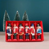 Nutcracker Ornaments ON SALE! | Features 6 nutcracker variations including traditional attire with eye-catching accents, lever on back to open and close mouth, gold string attached to top for hanging, and solid base for standing. || 6-pc. Traditional Nutcracker Ornament Set, 5" NTCRKR || Lindenhaus Imports in Helen, Ga