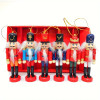 Nutcracker Ornaments ON SALE! | Features 6 nutcracker variations including traditional attire with eye-catching accents, lever on back to open and close mouth, gold string attached to top for hanging, and solid base for standing. || 6-pc. Traditional Nutcracker Ornament Set, 5" NTCRKR || Lindenhaus Imports in Helen, Ga