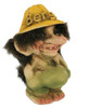 Troll with Yellow 'Bergen' Hat #216 | Original NyForm Norwegian Trolls