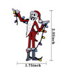 Dimensions of Jack Skellington Santa Head enamel pin HP-27