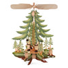 Hand carved Fit Tree with Christmas Carolers German Pyramid
