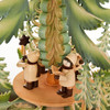 4 Christmas carol figurines that rotate with the rising heat of the candle