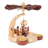 1-Tier Holy Night with Magi and Shepard German Pyramid, 7"