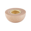 Wooden Grommet with Brass Candle Holder Pyramid Replacement for 14mm candles E085/012T