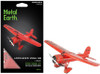 Packaging & assembled model for Amelia Earhart's 'Little Red Bus' Lockheed Vega 5B Aircraft Metal Model Kit
