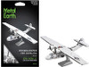 Packaging & assembled model of the Consolidated PBY Catalina WWII Aircraft Metal Earth 3D Model Kit ME1013