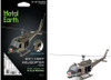 Packaging and assembled model of the UH-1 Huey® Helicopter Metal Earth Kit ME1003