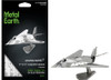 Packaging & assembled model of F-117® Nighthawk® USAF Stealth Aircraft Metal Earth Model Kit MMS164