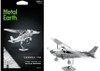 Packaging & assembled model of the Metal Earth Cessna 172 Airplane MMS045