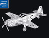 BOEING™ 'Big Beautiful Doll' Mustang P-51 WWII Aircraft Metal Earth 3D Model Kit MMS003