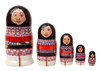 5pc. Inuit Alaskan Princess Matryoshka Nesting Doll Set 191055