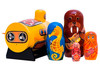5-piece Yellow Sub Sea Animal Musicians Matryoshka Nesting Doll Set 144056