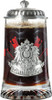 Old-Germany Deutschland Imperial Eagle Glass Beer Stein