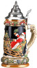 Panorama Santa German Beer Stein with Reindeer and Sleigh 4479