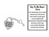'Key to My Heart' Pocket Charm and Poem Card ER75348