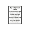 'Key to My Heart' Poem Card ER75348