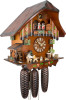 Schneider Dual Woodchopper + Bierdrinker 8-Day Musical Chalet German Cuckoo Clock 8TMT 5407/10