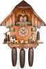 Schneider Dual Woodchopper + Bierdrinker 8-Day Musical Chalet German Cuckoo Clock 8TMT 5407/10