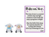 Fluffy Little Sheep Pocket Charm and Poem Card EA16467