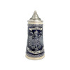 Germany-Deutschland Historical Cities Beer Stein (blue/white) S4541