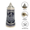 Germany-Deutschland Historical Cities Beer Stein (blue/white)