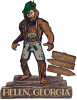Bavarian Bigfoot Helen, Ga Wooden Magnet H389MM