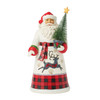 'Santa Delivers' with Sisal Tree 6017023 | Jim Shore™ Highland Glen Collection