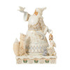 'The Best Gift is Each Other' Santa 6015153 | Jim Shore™ White Woodland Collection