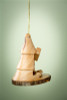 3D Nativity Scene Olivewood Bark Tree Ornament