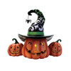 LED Light-Up Altogether Spooky Jack-O-Lanterns Figurine 6016642 | Jim Shore™ Halloween Collection