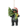 Christmas at the Lodge Black Bear Ornament 6017035 | Jim Shore™ Christmas at the Lodge Collection