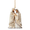 Holy Family Ornament 6015165 | Jim Shore™ White Woodland Collection