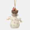 2025 Snowman with Cardinal Nest Ornament 6017183