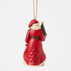 Santa with Vintage Christmas Tree 6017046