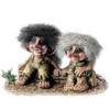 Troll Boy & Girl on Tree Trunk #175 | Original NyForm Trolls