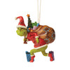Tiptoeing Grinch Ornament 6006572 | Jim Shore™ The Grinch™ Collection