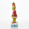 SIDE - LED Light-Up Grinch by Lamppost Figurine 6012699