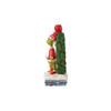 SIDE - LED Light-Up Grinch & Max in Wreath Figurine 6015210