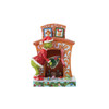 The Grinch Stuffing Christmas Tree up Chimney Figurine 6015214 | Jim Shore™ The Grinch™ Collection