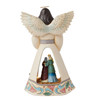 LED Light-Up Angel with Nativity Scene Figurine 6015502