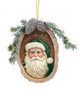 Winter Green Santa Ornament E1090 | Kurt S. Adler™ Christmas Ornament Collection