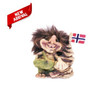Troll with Norwegian Flag on Rock Pile #096 | Original NyForm Norwegian Trolls