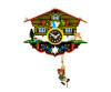 Front view of the Wulfric Chalet German Novelty Quartz Cuckoo Clock
