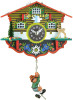 Wulfric Chalet German Novelty Quartz Cuckoo Clock by Hermle 57000