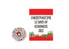 12 Acts of Kindness Christmastime Challenge Dice and Poem Card EX29569