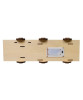 Bottom view of view of Kurt S. Adler™ LED Wooden Christmas Train Centerpiece